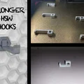 Móc treo tăng bền cho HSW (Honeycomb Storage Wall) | Tối giản | Dễ in | Nhiều size - Thumbnail 1