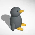 Mô hình chú chim cánh cụt 3D (Cute Penguin) cực kỳ dễ thương - Thumbnail 1