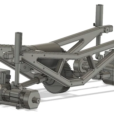 Xe RC crawler/monster truck in 3D hoàn toàn
