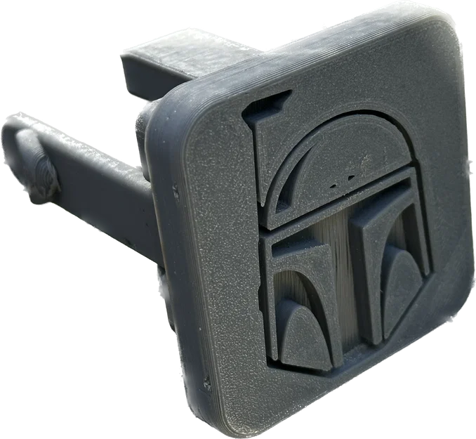 Nắp che đầu kéo (hitch cover) 3D phong cách Mandalorian độc đáo - Image 1