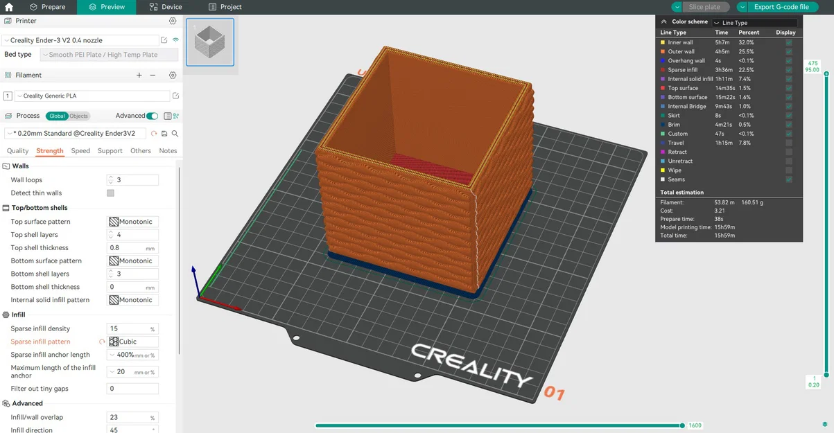 Chậu trồng cây cảnh 3D dáng vuông trang trí bàn làm việc - Image 7