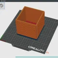 Chậu trồng cây cảnh 3D dáng vuông trang trí bàn làm việc - Thumbnail 7