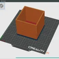 Chậu trồng cây cảnh 3D dáng vuông trang trí bàn làm việc - Thumbnail 8