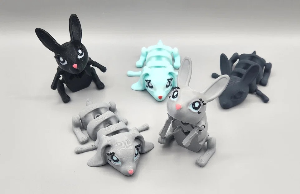 Thỏ May Mắn Dễ Thương – Flexi Fidgets - Image 3
