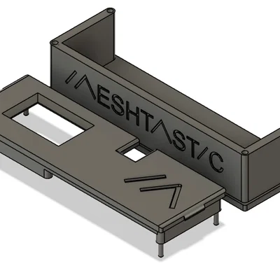TTGO T-Beam: Case Bone (Meshtastic)