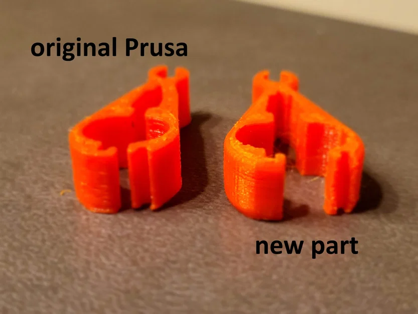 Prusa XL cable clip bo tròn cho extruder (rounded cable clip) - Image 1