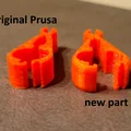 Prusa XL cable clip bo tròn cho extruder (rounded cable clip) - Thumbnail 1