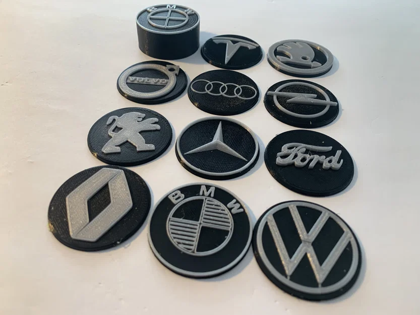 Adapter đĩa vinyl single kèm nhiều logo hãng xe thay đổi được - Image 1