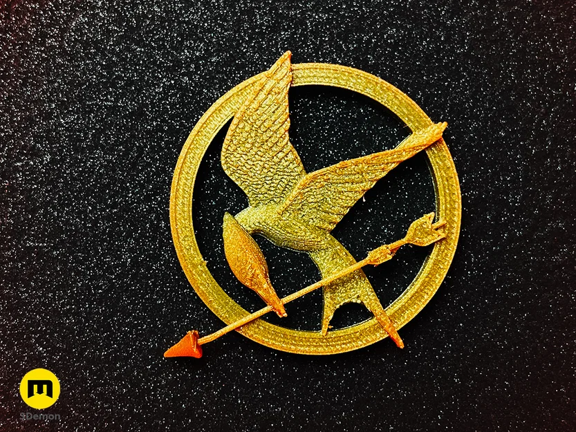 Huy Hiệu Mockingjay (Mockingjay Pin) - Hunger Games - Image 1