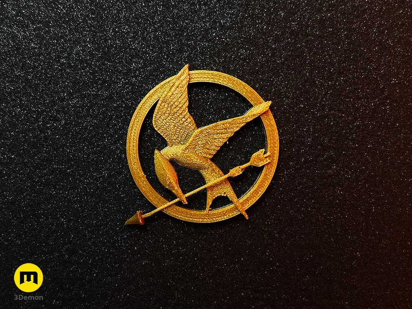 Huy Hiệu Mockingjay (Mockingjay Pin) - Hunger Games - Image 3