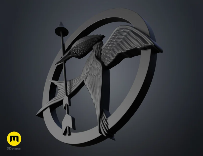 Huy Hiệu Mockingjay (Mockingjay Pin) - Hunger Games - Image 7