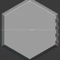 Đế Hex rừng cháy SET 1 có chỉ báo mặt trước cho Battletech (30mm) - Thumbnail 3