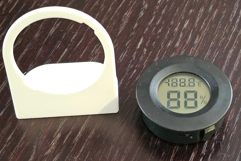 Đế dựng máy đo nhiệt độ và độ ẩm (Hygrometer stand) in 3D tiện dụng - Image 1