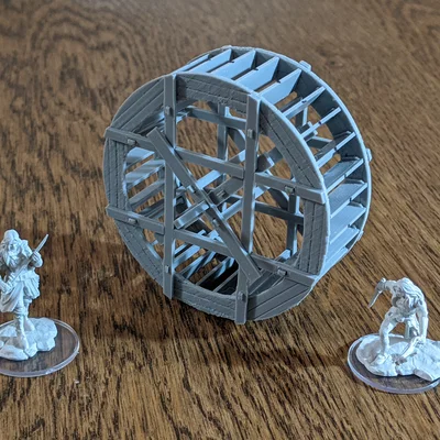Bánh Xe Nước - D&D Scatter Terrain