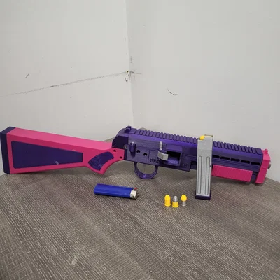 Pump-Action Plinker (Toy Launcher) – Launcher bơm tay nạp magazine, văng vỏ