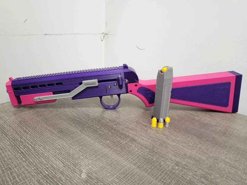Pump-Action Plinker (Toy Launcher) – Launcher bơm tay nạp magazine, văng vỏ - Image 3