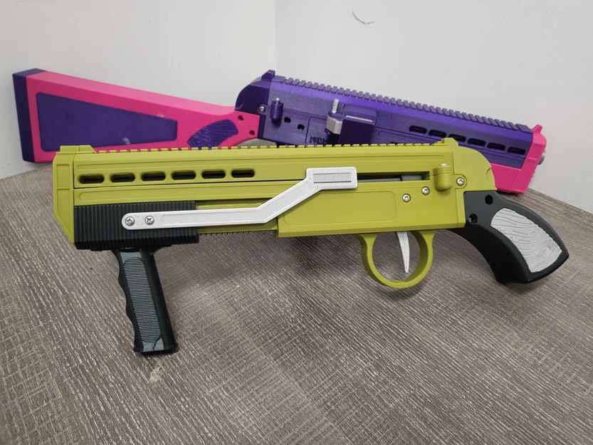 Pump-Action Plinker (Toy Launcher) – Launcher bơm tay nạp magazine, văng vỏ - Image 8