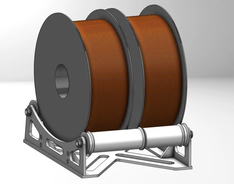 Bộ giữ cuộn filament cho hộp Ikea 365 (Ikea 365 box spool holder) - Image 1