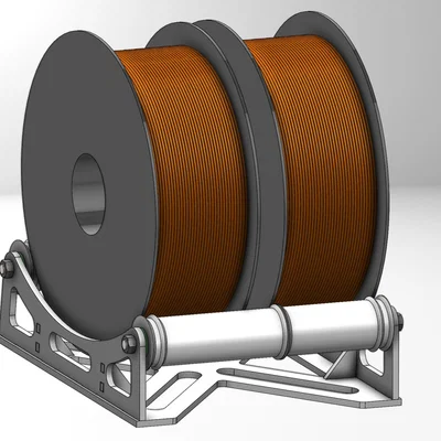 Bộ giữ cuộn filament cho hộp Ikea 365 (Ikea 365 box spool holder)