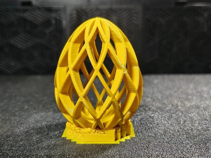 Trứng Easter: Gân Đan Chéo Hình Học (8 Biến Thể + Chân Đế) - Image 5