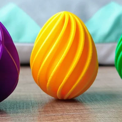 Bộ sưu tập mô hình trứng Phục sinh Easter Egg 3D độc đáo