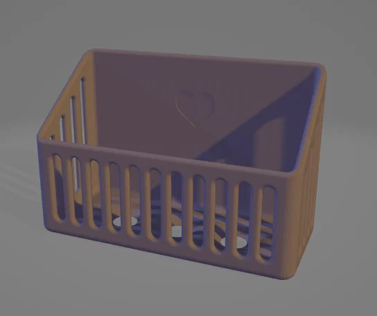 Khay đựng bọt biển rửa chén 3D xinh xắn có họa tiết trái tim - Image 1