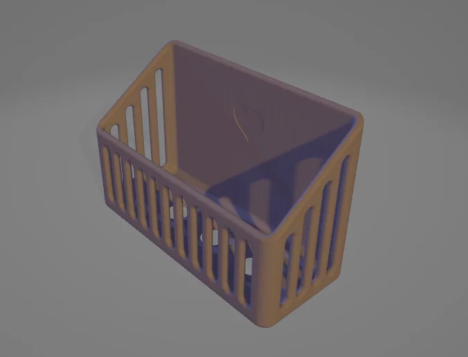 Khay đựng bọt biển rửa chén 3D xinh xắn có họa tiết trái tim - Image 2