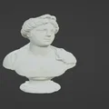 Mẫu in 3D chậu cây cảnh hình tượng bán thân cổ điển Hy Lạp - Thumbnail 2