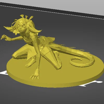 Mô hình 3D nhân vật Neeko (League of Legends) kèm đế trưng bày