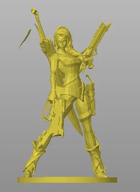 Mô hình 3D Samira League of Legends (kèm đế đứng) cực chất - Image 1