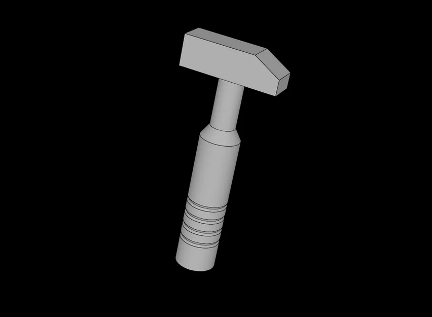 Mô hình búa cầm tay cho nhân vật LEGO (Minifig Tool Hammer) - Image 1