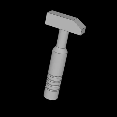Mô hình búa cầm tay cho nhân vật LEGO (Minifig Tool Hammer)