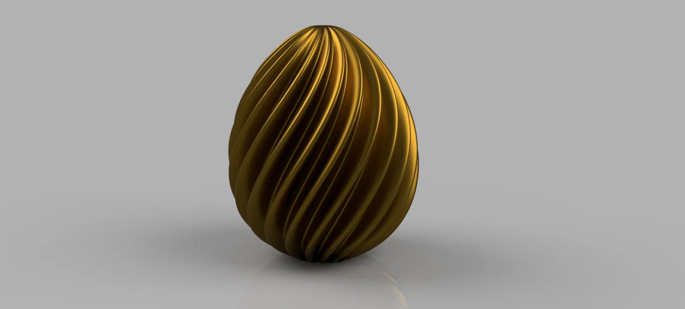 Mô hình quả trứng Phục Sinh xoắn ốc 3D (Spiral Easter Egg) cực đẹp - Image 2
