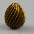 Mô hình quả trứng Phục Sinh xoắn ốc 3D (Spiral Easter Egg) cực đẹp - Thumbnail 2