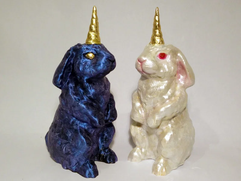 Bunicorn (Thỏ Kỳ Lân) – Mẫu in 3D cao 15 cm, không cần supports - Image 1