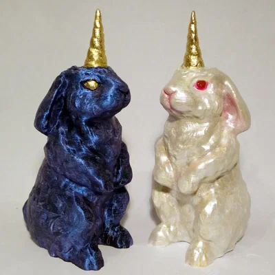 Bunicorn (Thỏ Kỳ Lân) – Mẫu in 3D cao 15 cm, không cần supports