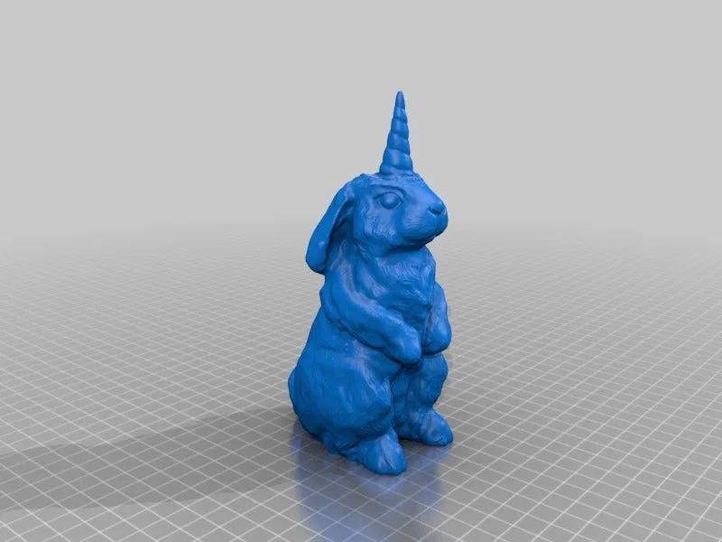 Bunicorn (Thỏ Kỳ Lân) – Mẫu in 3D cao 15 cm, không cần supports - Image 2