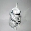 Bunicorn (Thỏ Kỳ Lân) – Mẫu in 3D cao 15 cm, không cần supports - Thumbnail 4