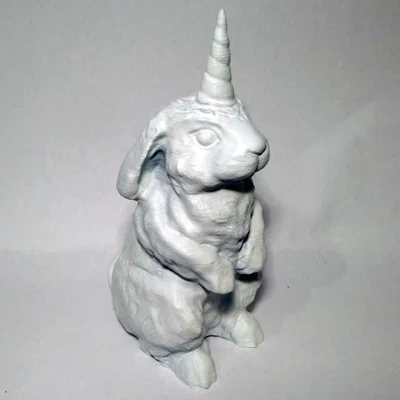 Bunicorn (Thỏ Kỳ Lân) – Mẫu in 3D cao 15 cm, không cần supports