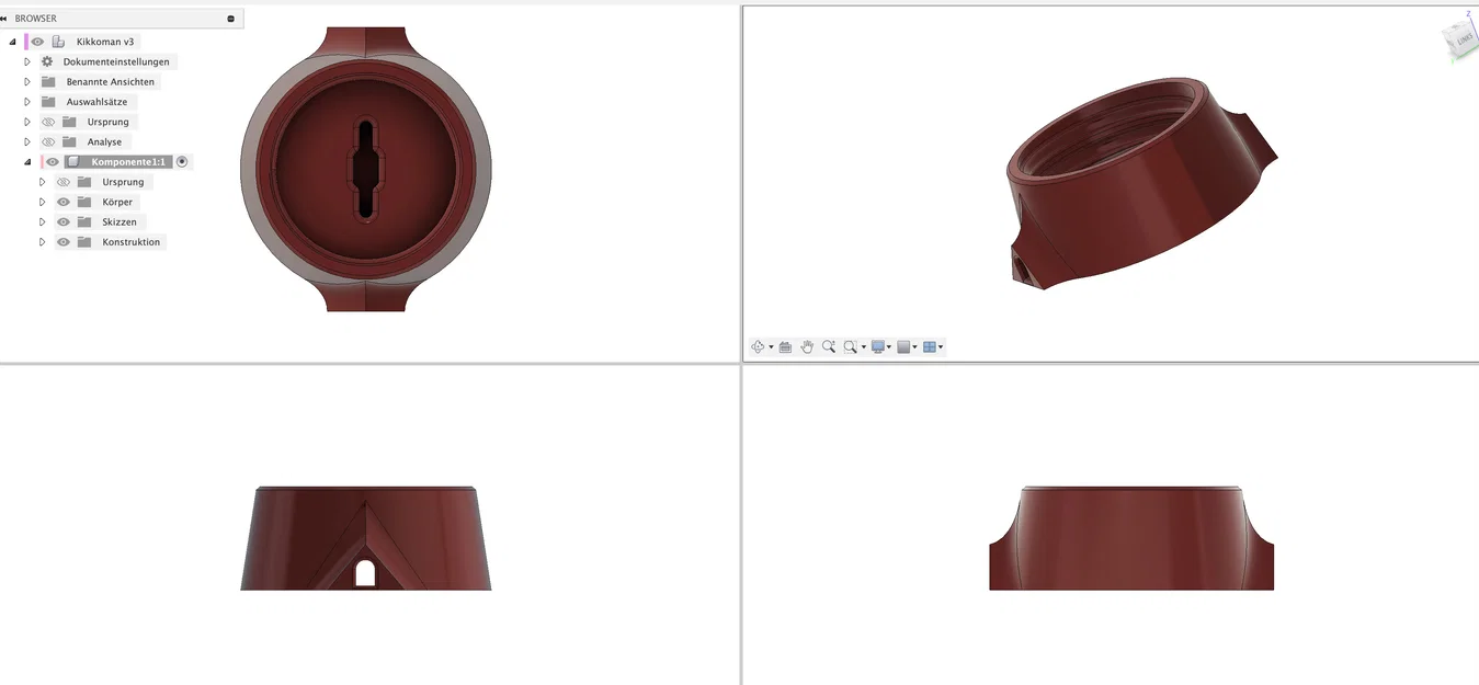 Nắp thay thế cho chai Kikkoman Soy Bean Sauce (Kikkoman Soy Bean Sauce Cap) - Image 1