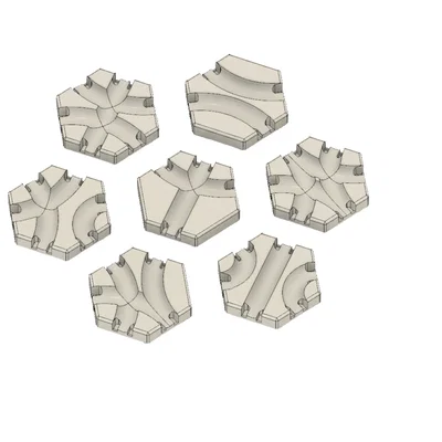 Bộ Linh Kiện Mở Rộng Đường Đua Gravitrax - Phụ Kiện Tự In 3D
