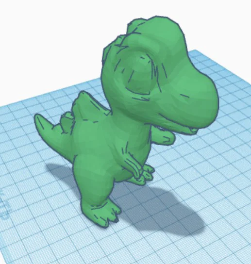 Mô hình 3D bộ ba anh em khủng long ngộ nghĩnh (Funny Dinosaur Brothers) - Image 4