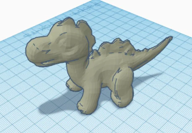 Mô hình 3D bộ ba anh em khủng long ngộ nghĩnh (Funny Dinosaur Brothers) - Image 5