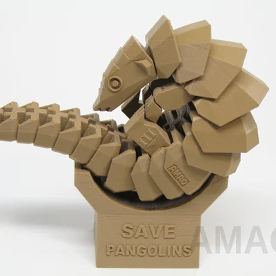 Tê tê khớp nối (pangolin articulated) dễ thương