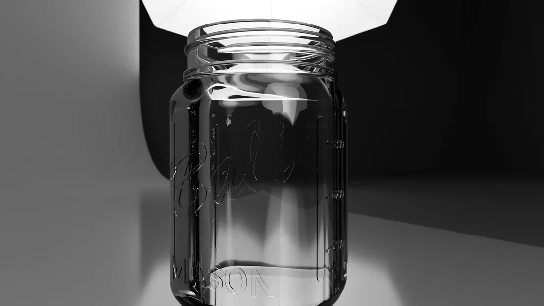 Hũ 12oz Mason Jar (tỉ lệ 1:1) - Image 1