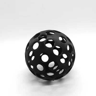 Mô hình quả bóng tennis không hơi (Airless Tennis Ball) 3D in