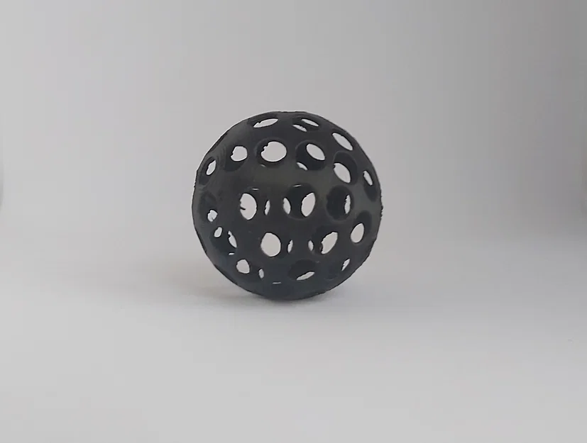 Mô hình quả bóng Ping Pong dạng lưới in 3D độc đáo - Image 1