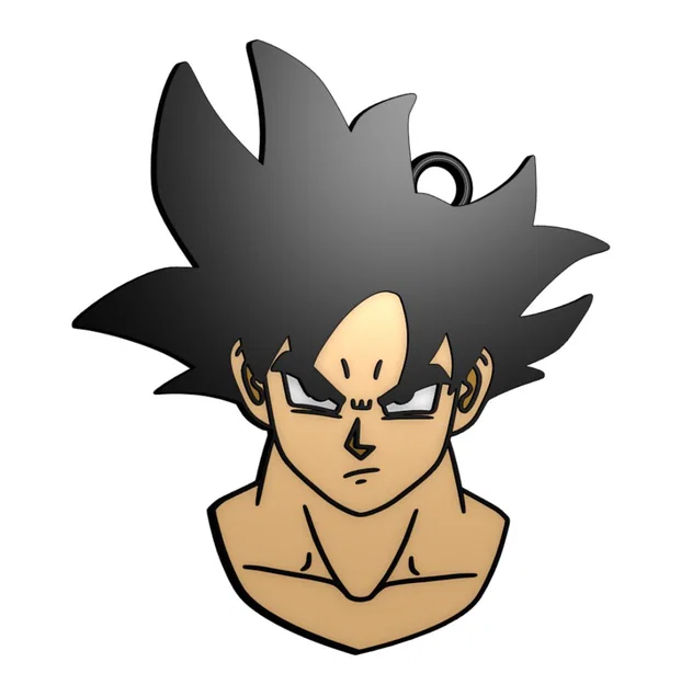 Móc khóa Goku Dragon Ball - Mô hình in 3D siêu chất cho fan Anime - Image 1