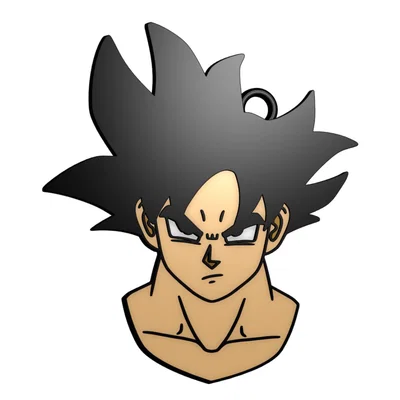 Móc khóa Goku Dragon Ball - Mô hình in 3D siêu chất cho fan Anime