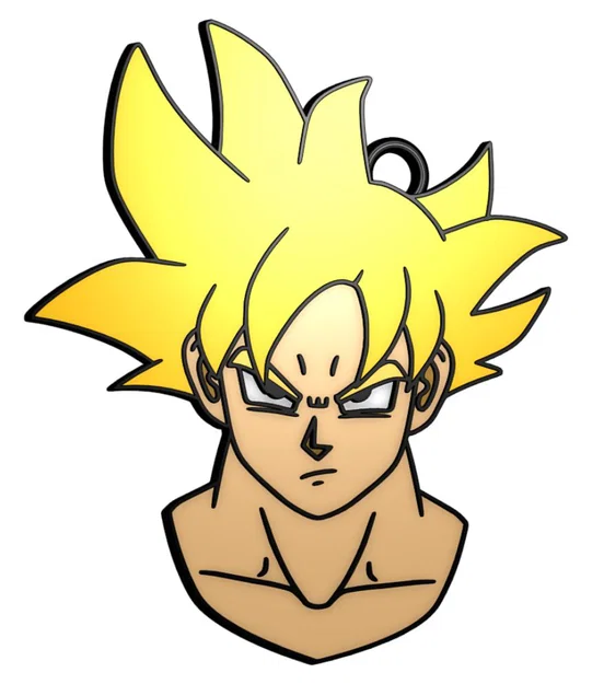 Móc khóa Goku Dragon Ball - Mô hình in 3D siêu chất cho fan Anime - Image 2